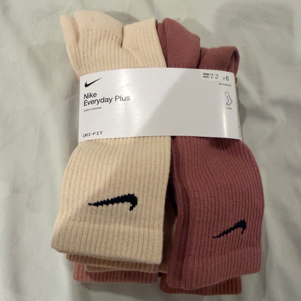 Nike Everyday Plus Cotton Cushioned Crew Socks - Assorted